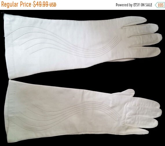 CHRISTMAS SALE Glamorous Vintage Long Leather Swi… - image 1