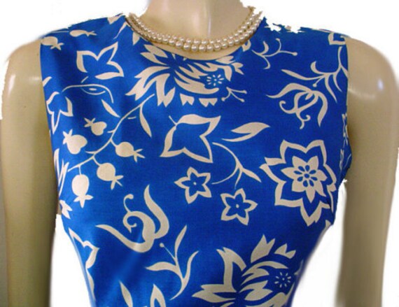 Vintage Janet Lynn Dress Cotton Thistle Floral Dr… - image 3