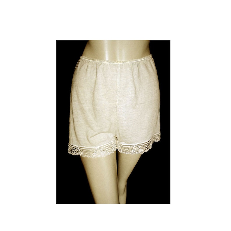 Vintage Damart Silk Blend Lace Thermolactyl Panties Made in France