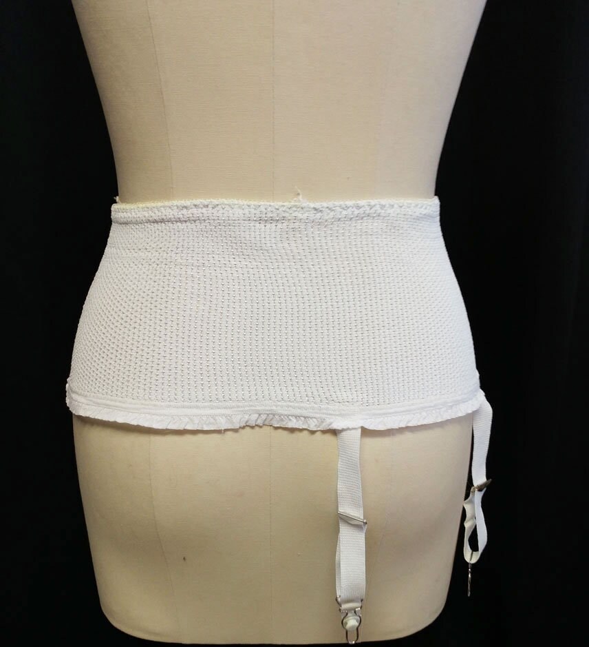 Vintage Mesh Girdle W Metal Garters & Rubber Tips Large Vintage Girdle  White Girdle Large Girdle 50s Girdle Womens Lingerie Gift for Her -   Norway