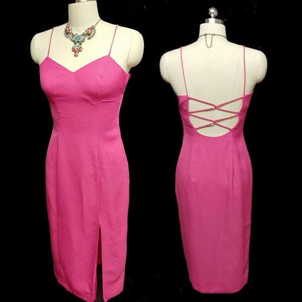 Raspberry Pink Dress - Etsy