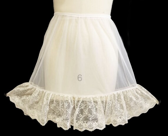 Glamorous Vintage Peaches N Cream White Sheer Half
