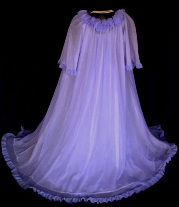 Vintage Jenelle of California Peignoir Nightgown … - image 7