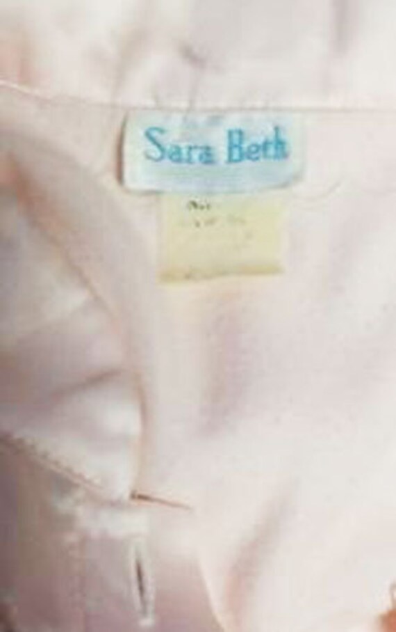 Vintage Sara Beth Poet's Shirt Nightgown Pink nig… - image 7