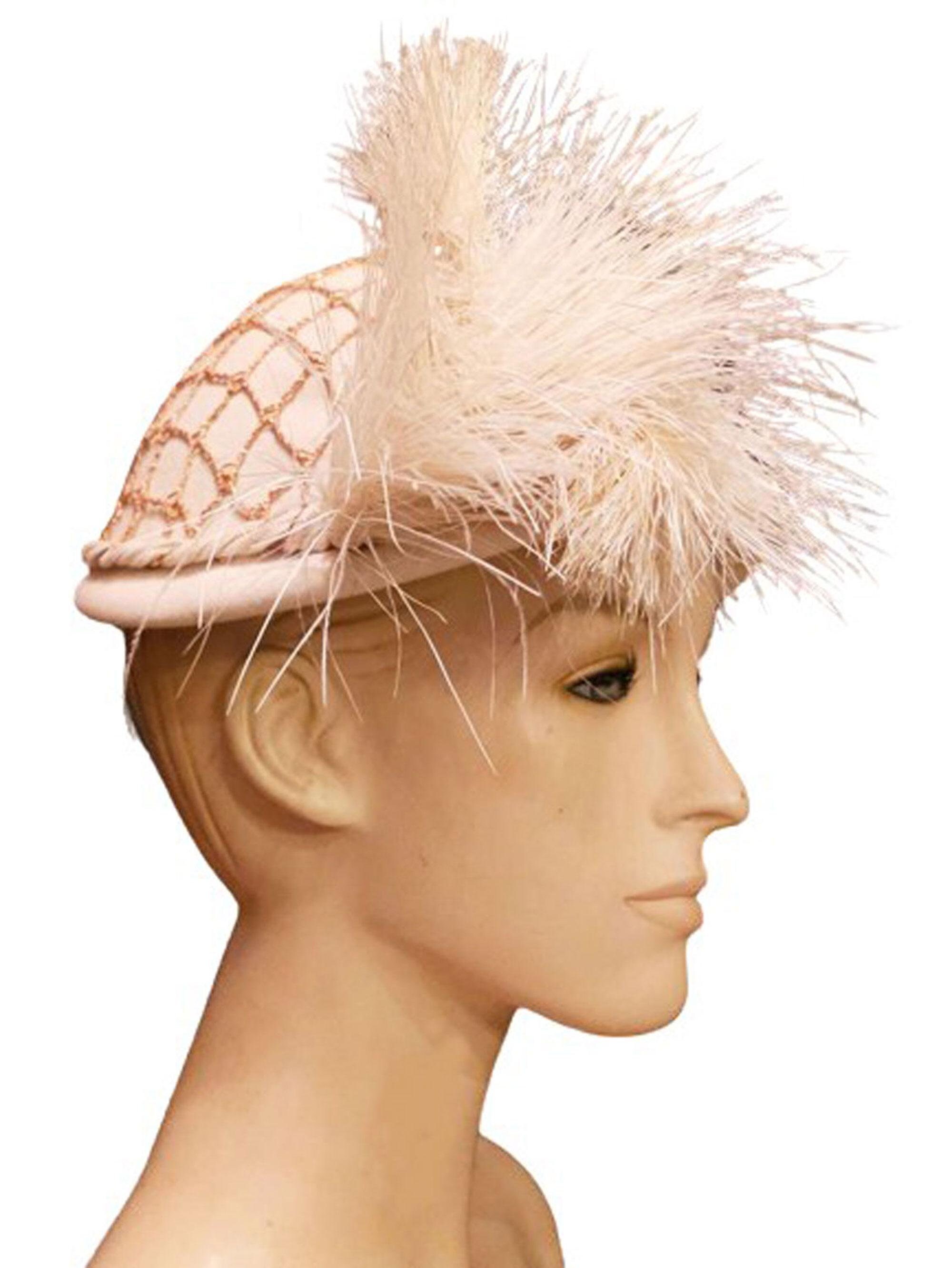 Vintage Hats by Louis Styled in California Ivory Felt and  display picture 3