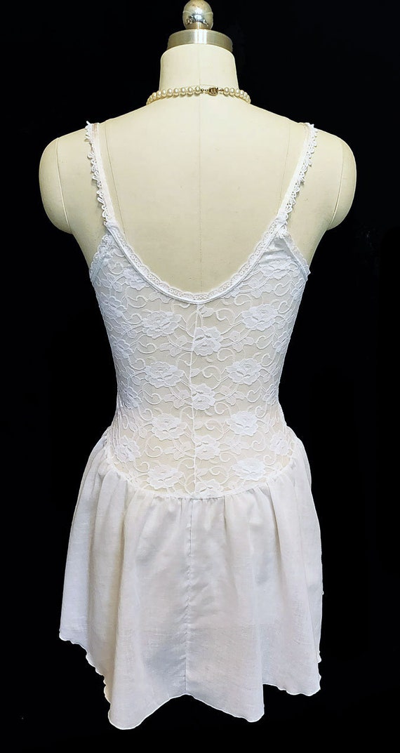Rare Vintage Olga Spandex Lace Babydoll Nightgown… - image 7