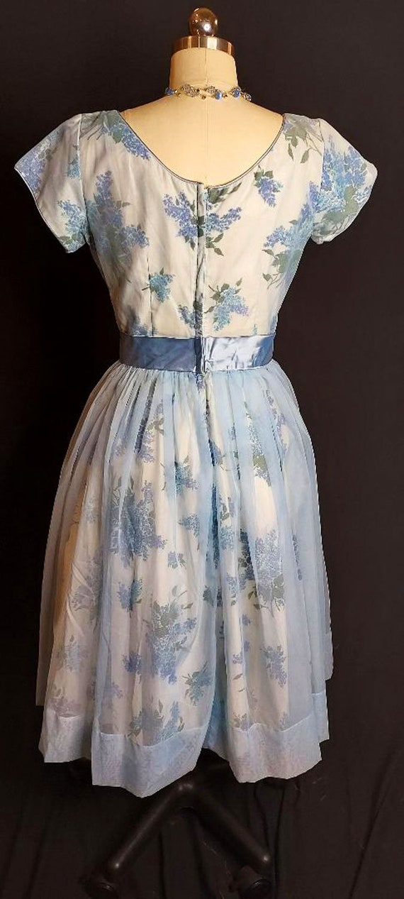 Vintage Early 50s Spring Lilac Nylon and Polished… - image 6