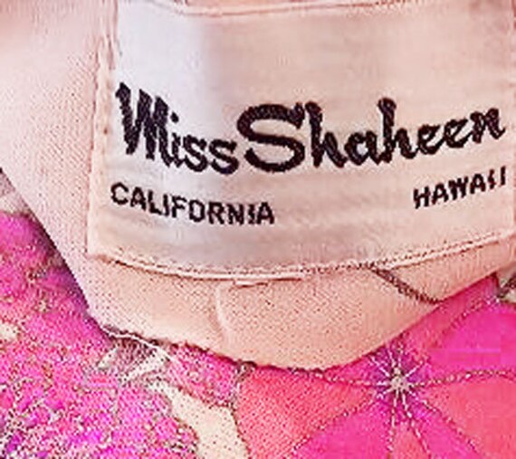 Vintage 1950s 1960s Miss Shaheen Floral Signature… - image 7