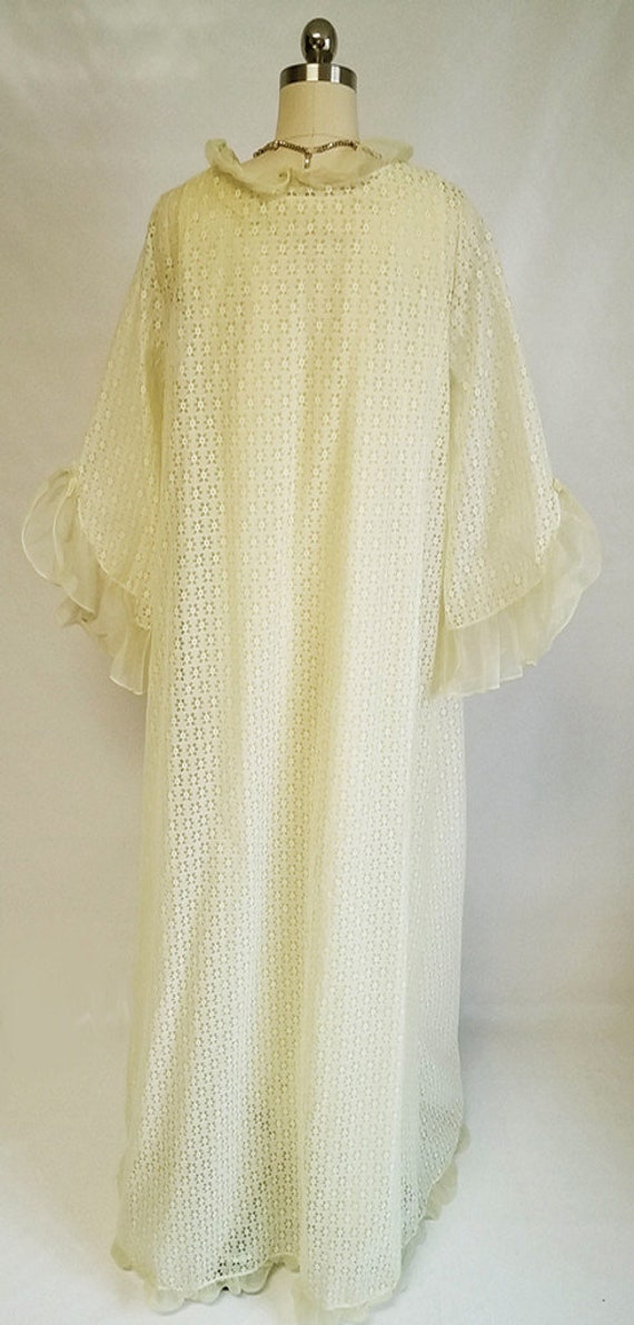 Vintage Swissette Originals Peignoir & Nightgown … - image 9