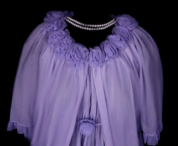 Vintage Jenelle of California Peignoir Nightgown … - image 4