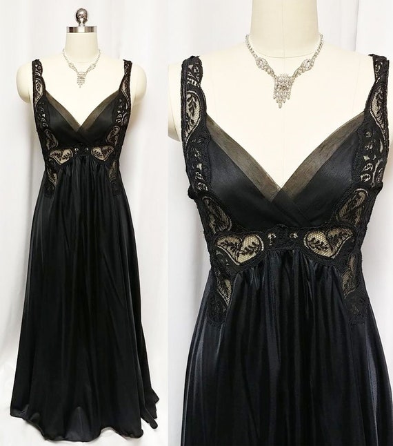 Vintage Rare Style Olga Vandermere Pleated Chiffon