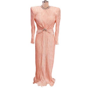 george evening dresses VINTAGE GEORGE F. COUTURE PLEATED FORTUNYLOOK EVENING GOWN QUEEN OF Vintage Clothing & Fashions