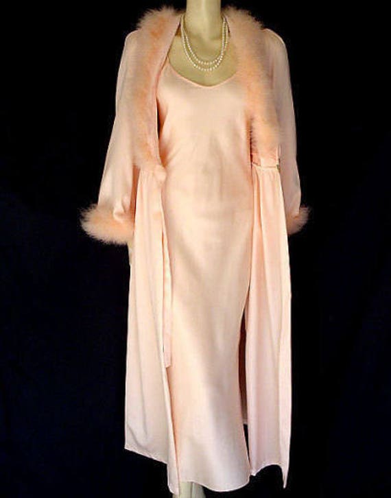Vintage Intime of California Peignoir Nightgown S… - image 4