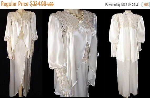 CLEARANCE SALE Vintage Jessica Lynn Peignoir Night