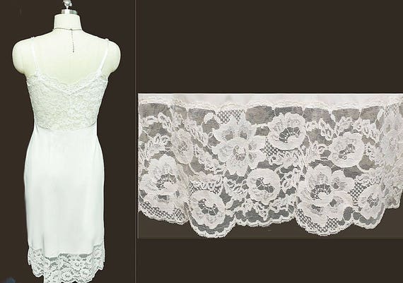 Vintage Van Raalte Suavette Slip Appliques Bridal… - image 5