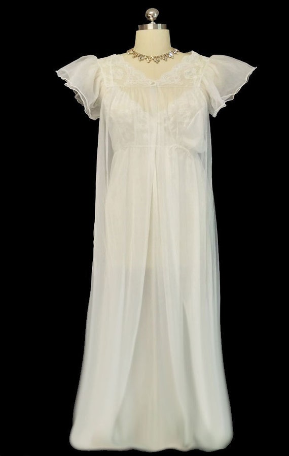 Vintage Gilead Bridal Peignoir & Nightgown Set br… - image 2