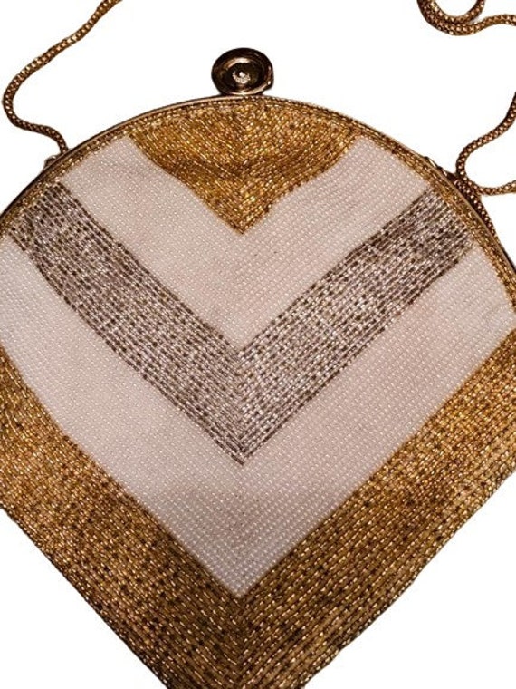 Vintage Delill Hand Made Beaded Evening Bag in Un… - image 3