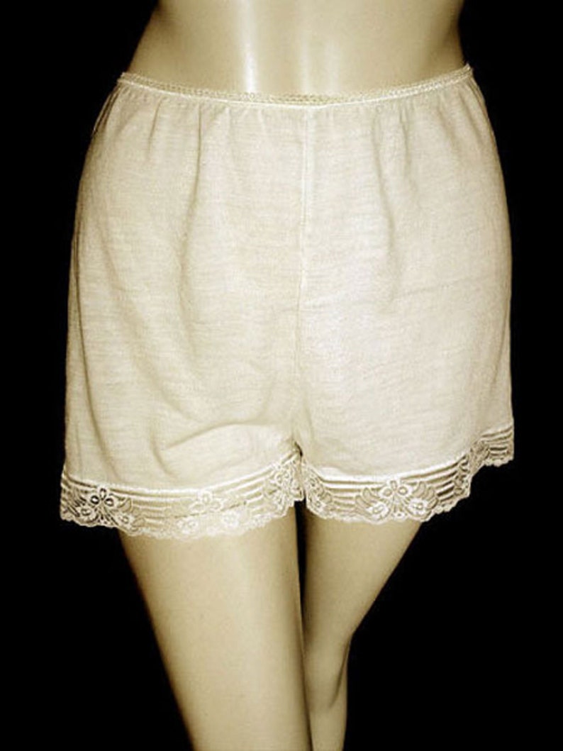 Vintage Damart Silk Blend Lace Thermolactyl Panties Made in France