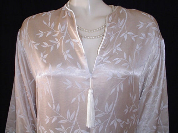 Vintage NEW W TAG Valentino Champagne Bamboo Sati… - image 3