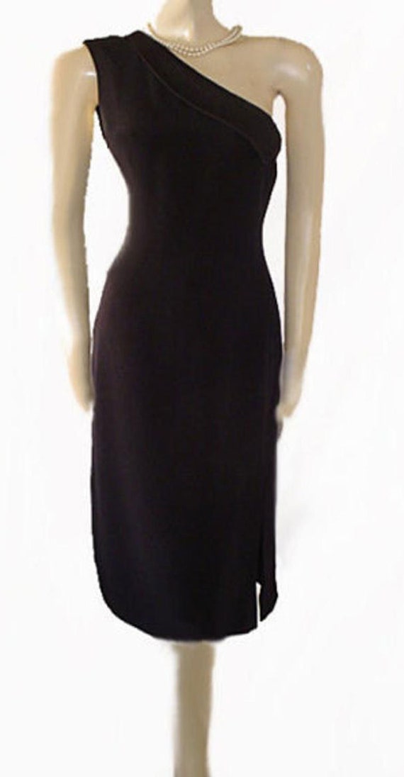armani collezioni silk dress Silk mid-length dress