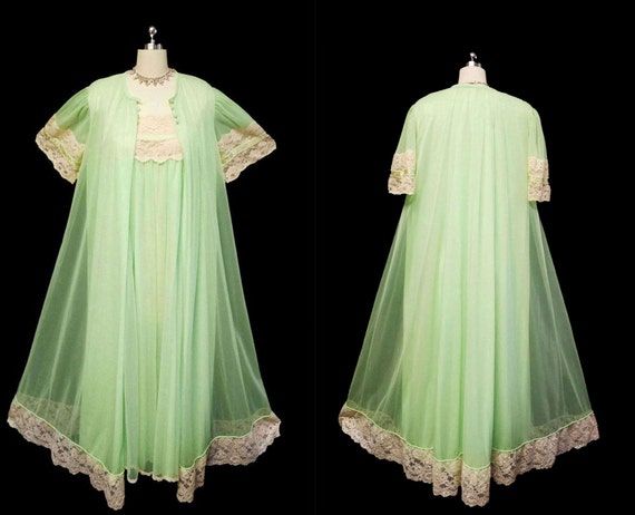 Vintage Tosca Lingerie Peignoir & Nightgown Set vi