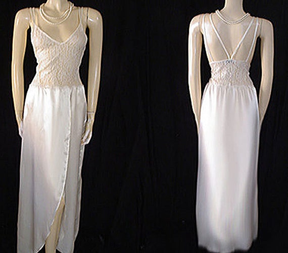 Vintage Jessica Lynn Peignoir Nightgown Set Brida… - image 9