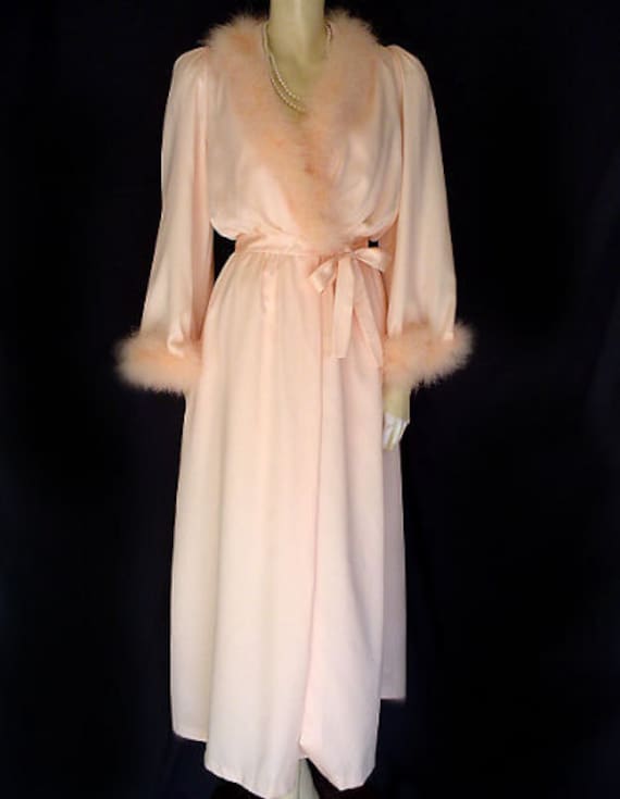 Vintage Intime of California Peignoir Nightgown S… - image 2