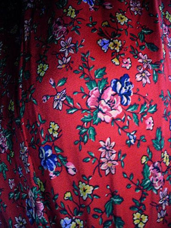 Rare Vintage Floral Olga Spandex Lace Nightgown I… - image 6