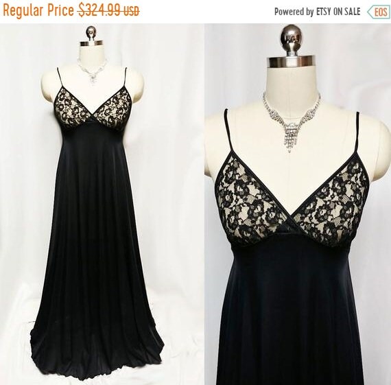 CLEARANCE SALE Vintage Rare Style Olga Lace Nightg