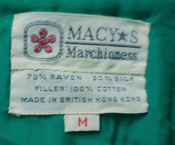 Vintage 50s60s Macys Marchioness Emerald Isle Met… - image 6