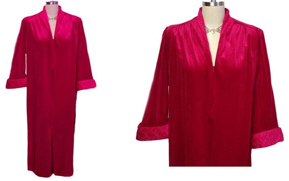 Vintage Tammy Velour Robe Zip Up Robe Ravishing Ru