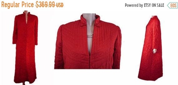 SALE - Vintage Christian Dior Quilted Robe Hong Ko