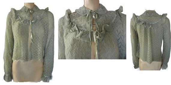 Vintage Abraham & Straus Sweater Jacket Made in En