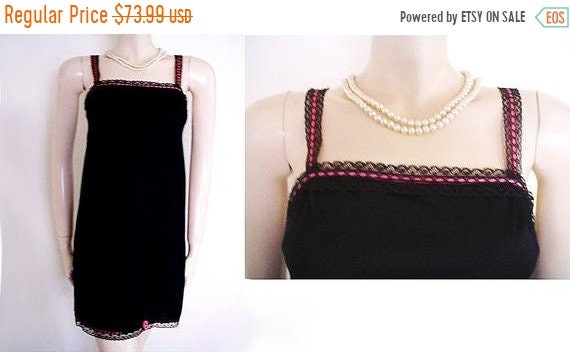 CLEARANCE SALE Vintage Van Raalte Black Lace & Hot