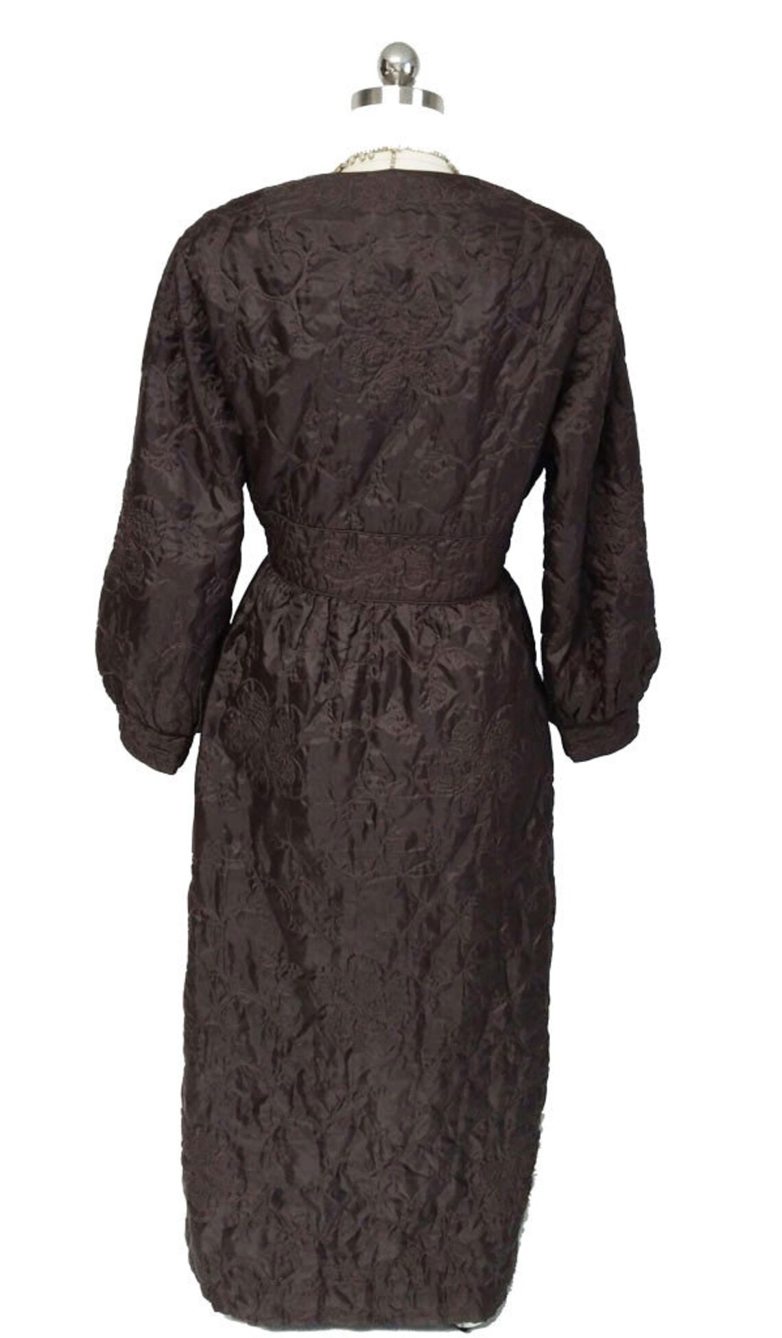 SALE Vintage Quilted Robe Made in Hong Kong in Sumatra Etsy