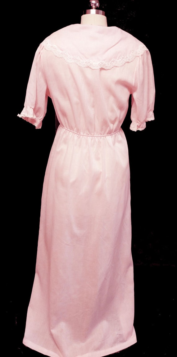 Vintage 80s Diane Von Furstenberg Peignoir Cotton… - image 4