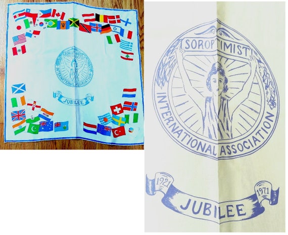 Vintage 1971 Vera Neumann Soroptimist Association
