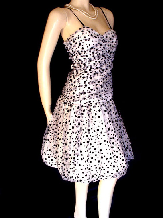 Vintage Nancy Braccoloni Party Dress Balloon Swee… - image 7