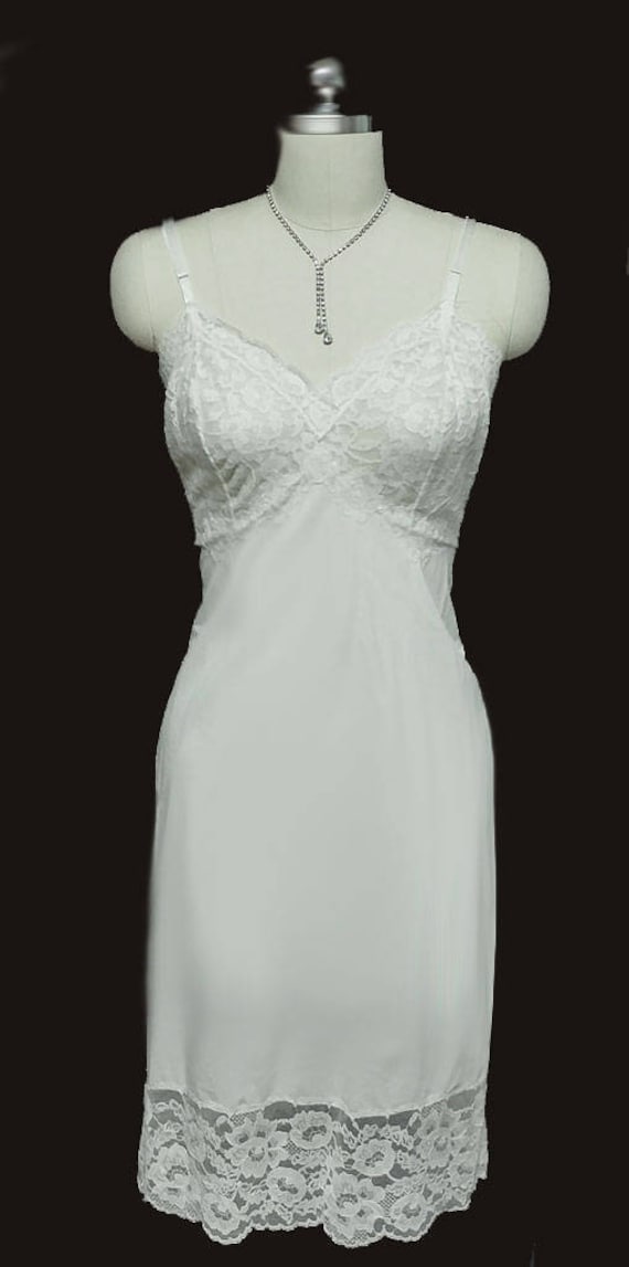 Vintage Van Raalte Suavette Slip Appliques Bridal… - image 2