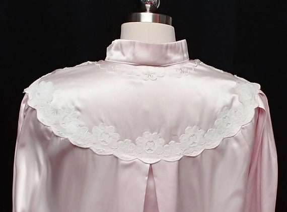 Vintage Sara Beth Poet's Shirt Nightgown Pink nig… - image 6