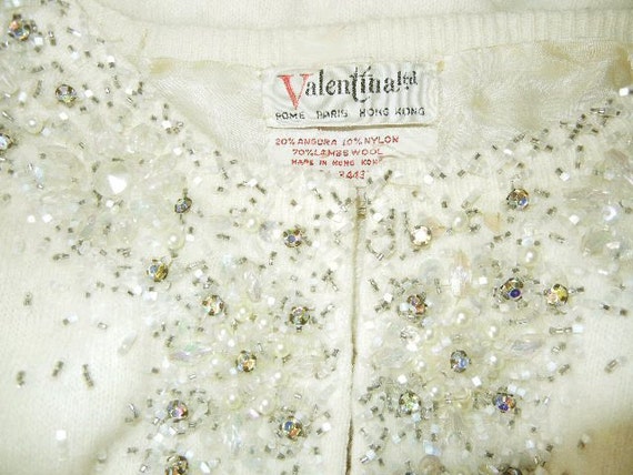 Vintage Valentina Ltd Rhinestone Pearl & Beaded S… - image 5