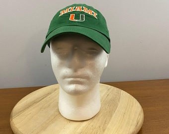 Miami Hurricanes Vintage Sports Specialties groene baseballpet hoed verstelbaar