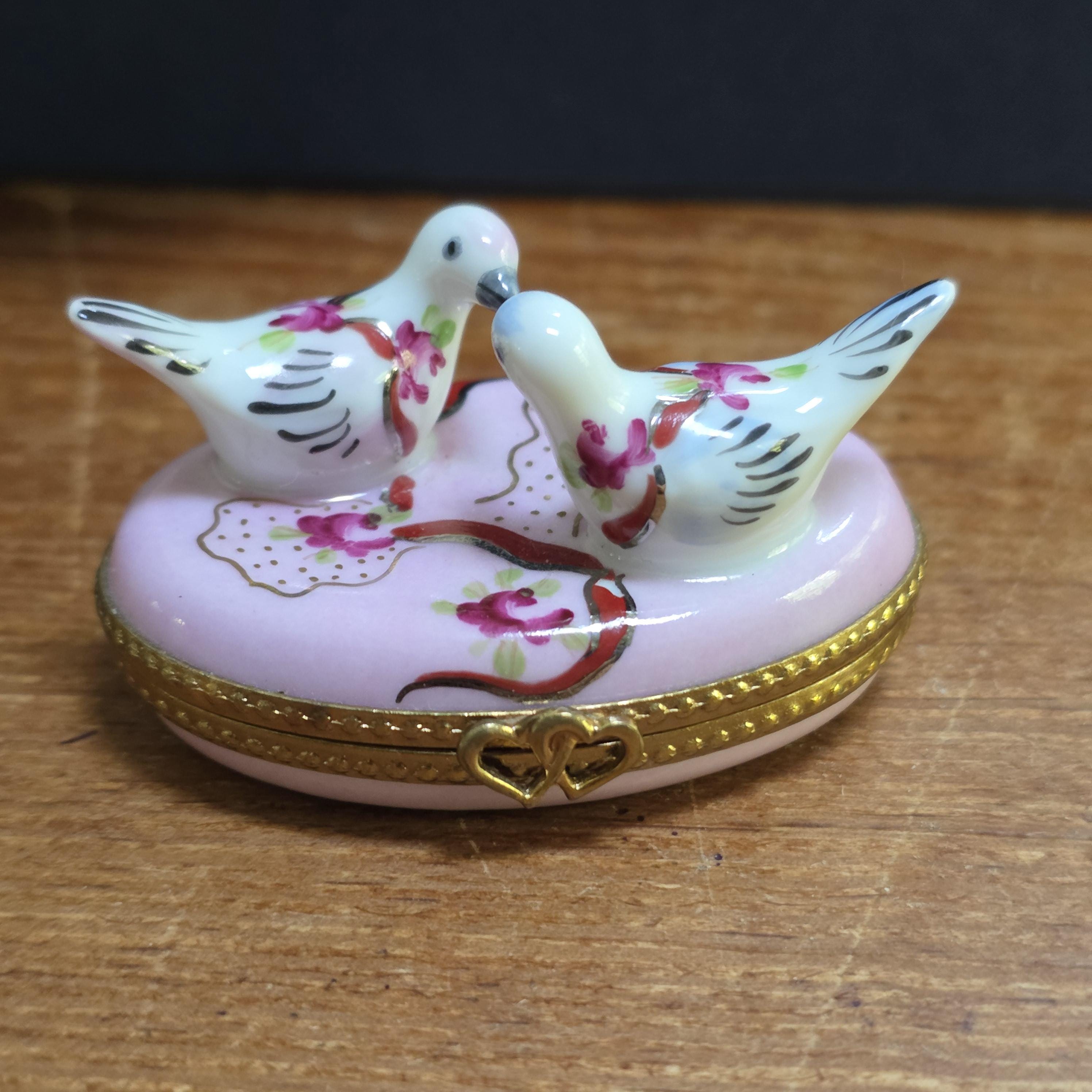 Limoges Heart Hinged Boxes - Etsy