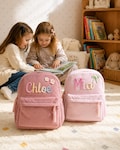 Personalized Corduroy Backpack \u2013 Custom Name Kids School Bag, Toddler Preschool Backpack, Back to School Gift for Boys & Girls