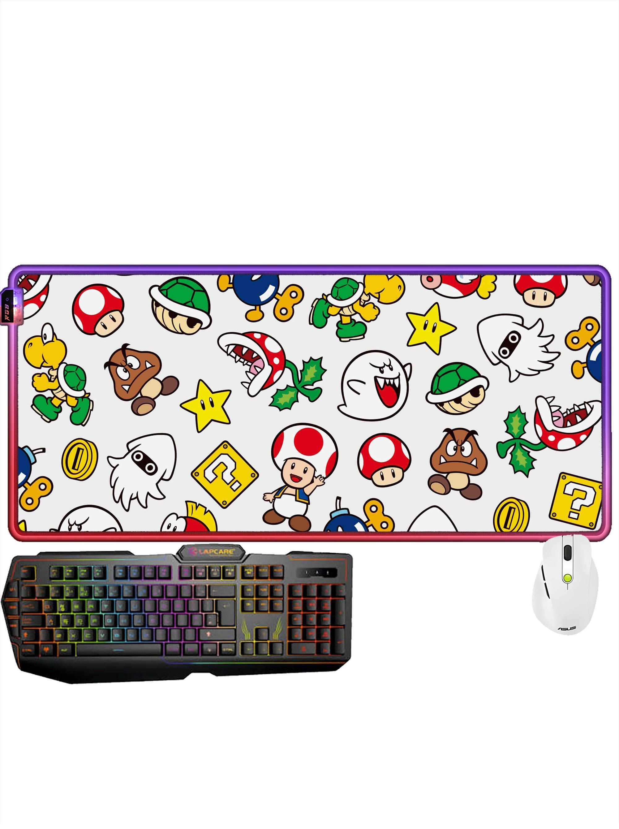 Super Mario led mouse pad, RGB mouse desk mat