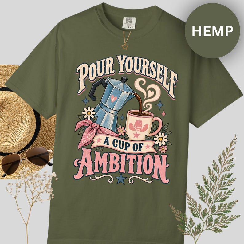 Camiseta de Dolly Parton, camiseta con estampado de café "Cup of Ambition" para fans de la música country, camiseta retro con estampado de vaquera, regalo inspirado en la canción "9 to 5" para ella. imagen 11
