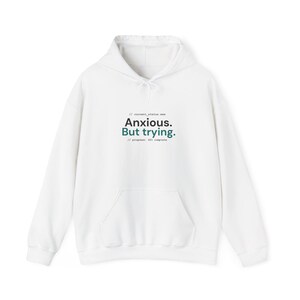 Mental Health Shirt: Progressing | Funny Coder Gift | Anxious But Trying Shirt | Friend Mental Health Tee