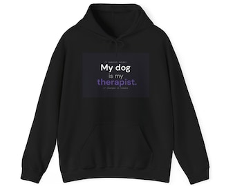 Dog Mom Hoodie: Session Notes | Funny Pet Gift | My Dog Is My Therapist Hoodie | Hoodie For Dog Mom
