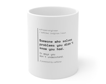 best engineer mug: Tech Definition | Funny Coder Gift | software engineer mug | Funny Engineer mug