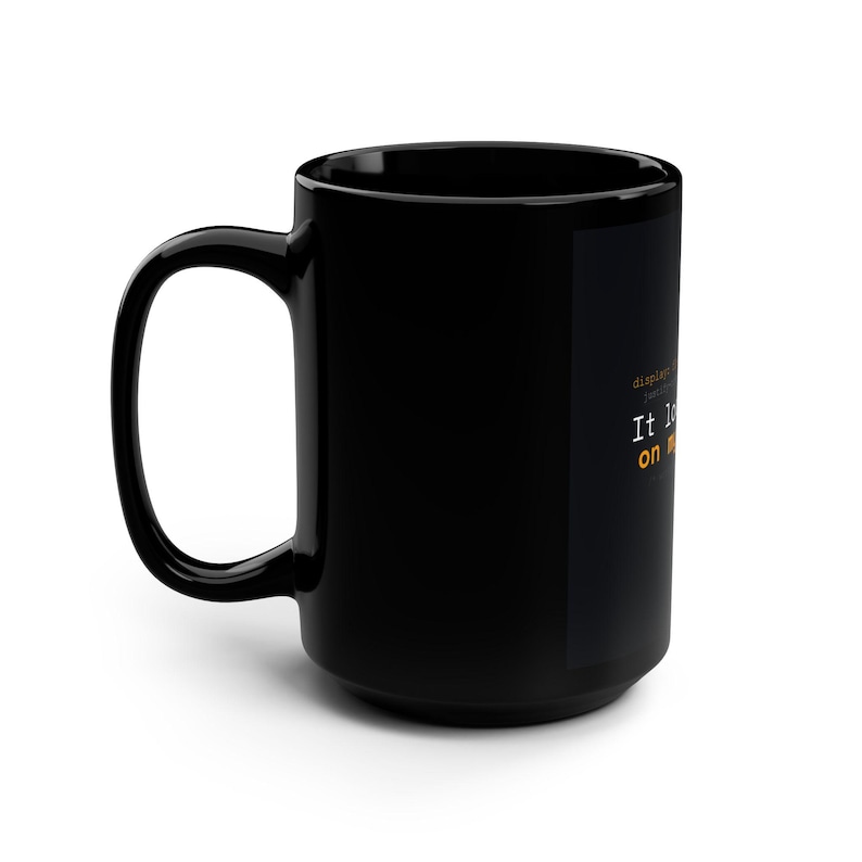 Mug for Programmer: CSS Error | Funny Coder Gift | It Looked Fine On My Screen Mug | Best Programmer Mug image 4
